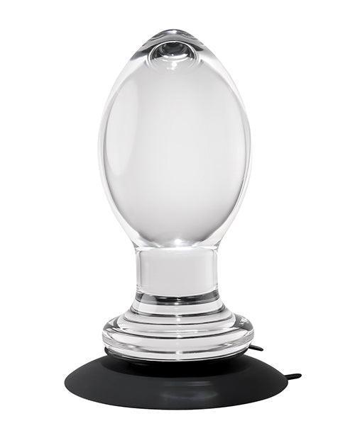image of product,Gender X Crystal Ball Plug W-suction Cup - Clear - SEXYEONE