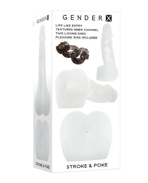 product image, Gender X Stroke & Poke - Clear - SEXYEONE