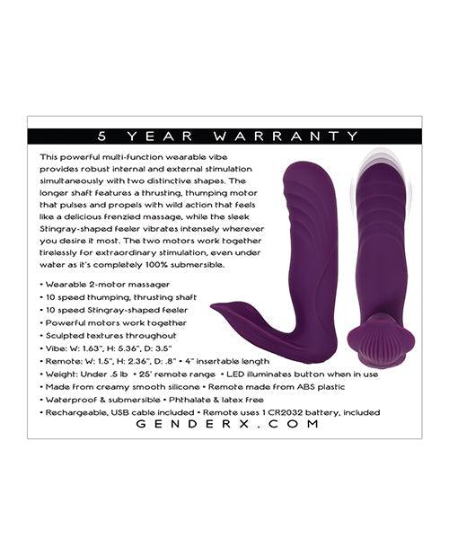 product image,Gender X Velvet Hammer - Purple - {{ SEXYEONE }}