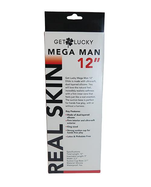 Get Lucky 12" Real Skin Series Mega Man - Flesh - {{ SEXYEONE }}