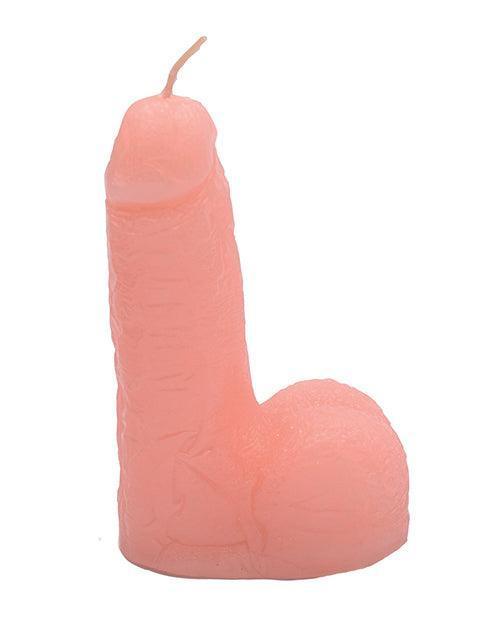 image of product,Get Lucky 5" Blow Me Penis Candle - Peach - {{ SEXYEONE }}