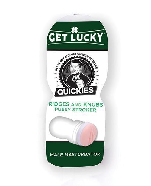 product image, Get Lucky Quickies Ridges & Knubs Pussy Stroker - SEXYEONE