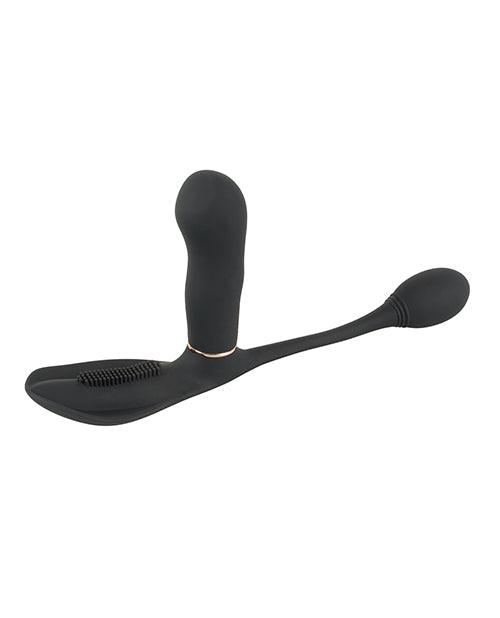 image of product,Gogasm Pussy & Ass Vibrator - Black - SEXYEONE
