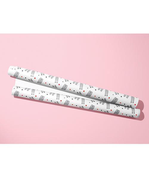 image of product,Grey Sweatpants Naughty Wrapping Paper - SEXYEONE