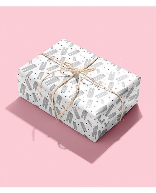 image of product,Grey Sweatpants Naughty Wrapping Paper - SEXYEONE