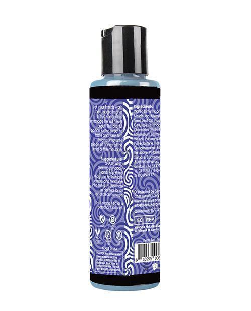 image of product,Handipop Hand Job Massage Gel - 4.2 Oz Bottle Blueberry Muffin - SEXYEONE