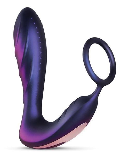product image, Hueman Black Hole Anal Vibrator w/Cock Ring - Purple - SEXYEONE