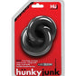 Hunky Junk Duo Linked Cock & Ball Rings - Tar - SEXYEONE 