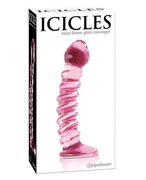 product image, Icicles No.Hand Blown Glass - Clear W/ridges - SEXYEONE