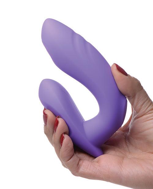 Inmi 10x G-tap Tapping Silicone G Spot Vibrator - Purple - SEXYEONE
