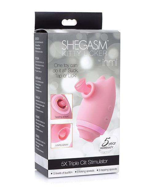 product image, Inmi Shegasm Kitty Licker Clit Stimulator - Pink - SEXYEONE