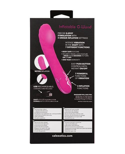 Insatiable G Inflatable G Wand - Pink - SEXYEONE 