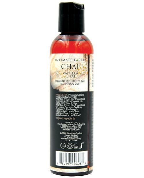 image of product,Intimate Earth Chai Massage Oil -Vanilla & Chai - SEXYEONE