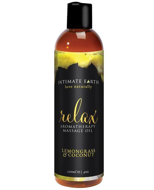 product image, Intimate Earth Relaxing Massage Oil - 120 Ml Coconut & Lemongrass - SEXYEONE