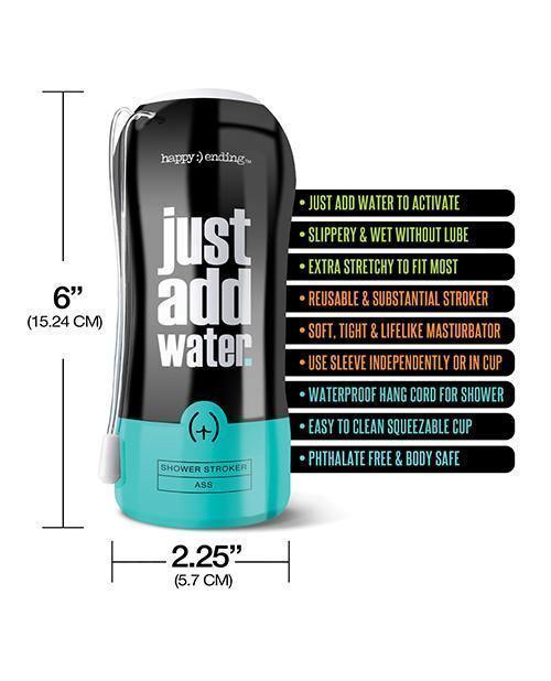 image of product,Just Add Water Shower Ass - Tan - SEXYEONE