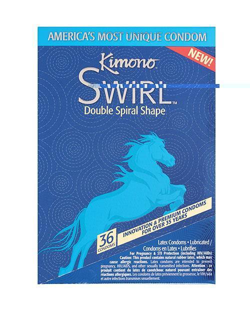 product image, Kimono Swirl Condom - Pack Of 36 - SEXYEONE