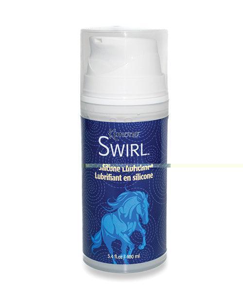 product image, Kimono Swirl Silicone Lubricant - 3.4 Oz Pump - SEXYEONE