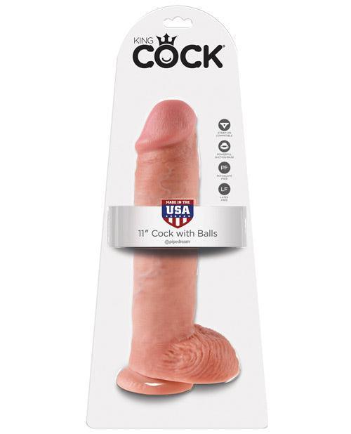 product image, "King Cock 11"" Cock W/balls" - SEXYEONE