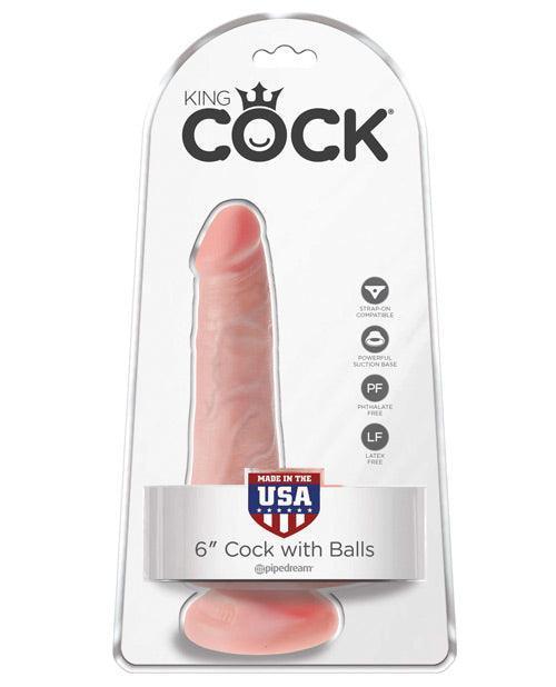 product image, "King Cock 6"" Cock W/balls" - SEXYEONE