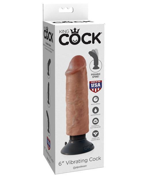 product image, "King Cock 6"" Vibrating Cock" - SEXYEONE