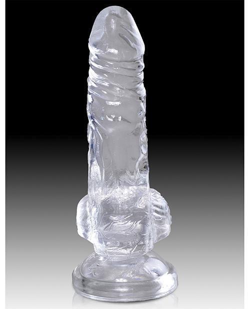 image of product,King Cock Clear Cock W/balls - SEXYEONE