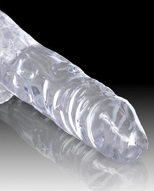 image of product,King Cock Clear Cock W/balls - SEXYEONE