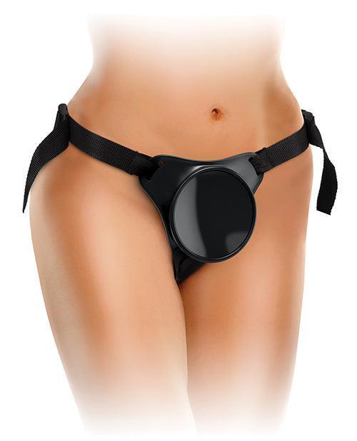 image of product,King Cock Elite Beginner's Body Dock Strap On Harness - Black - SEXYEONE