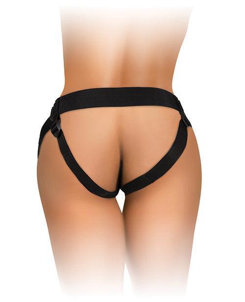 image of product,King Cock Elite Beginner's Body Dock Strap On Harness - Black - SEXYEONE