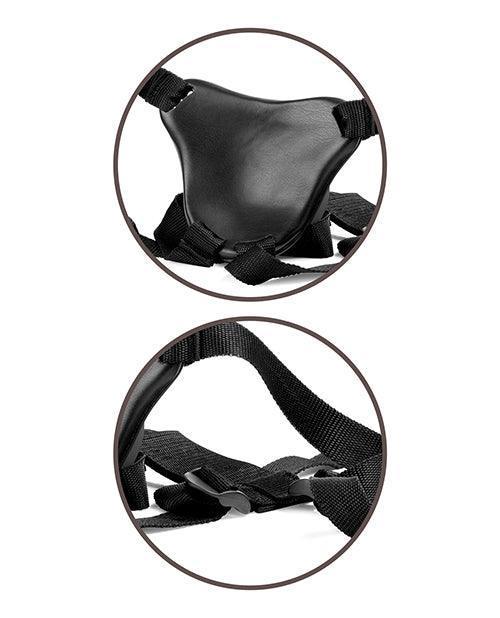 image of product,King Cock Elite Comfy Body Dock Strap On Harness - Black - SEXYEONE