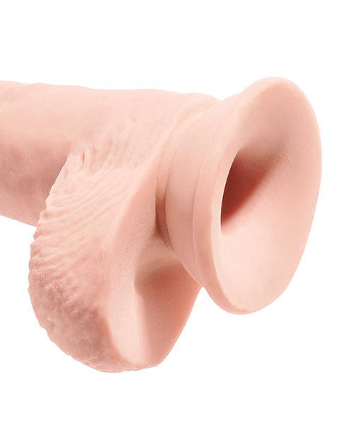 image of product,King Cock Plus 10" Triple Density Fat Cock W-balls - SEXYEONE