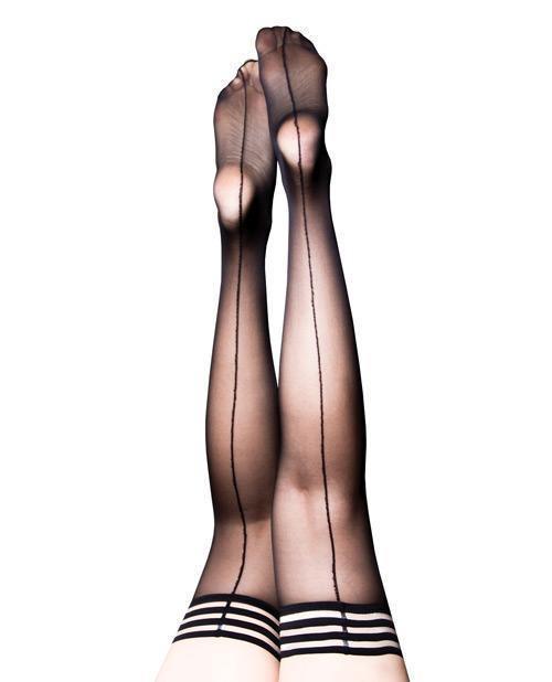 product image, Kix'ies Lois Thigh High W/black Seam - SEXYEONE