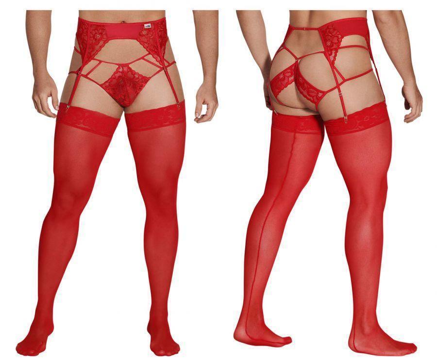 product image, Lace Garter-Jockstrap Outfit - SEXYEONE