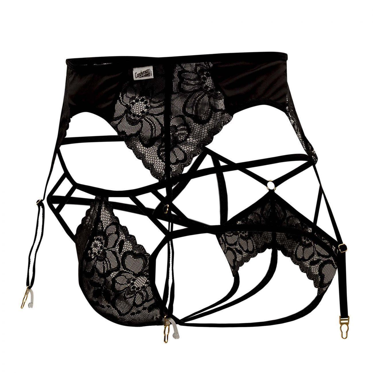 image of product,Lace Garter-Jockstrap Outfit - SEXYEONE