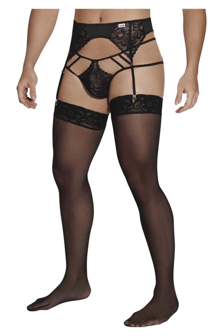 image of product,Lace Garter-Jockstrap Outfit - SEXYEONE