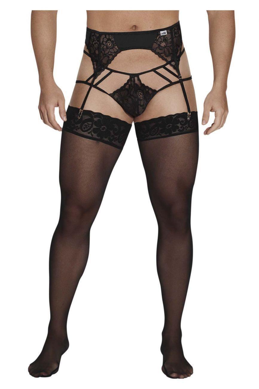 image of product,Lace Garter-Jockstrap Outfit - SEXYEONE