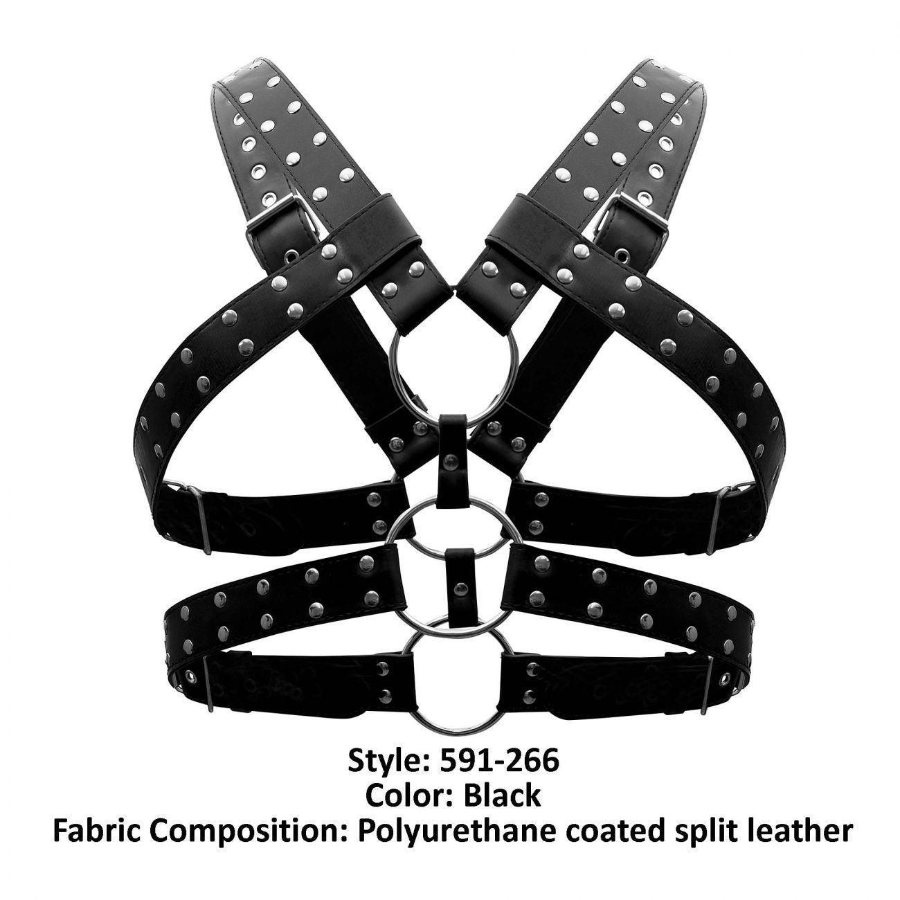 image of product,Leather Gemini Harness - SEXYEONE