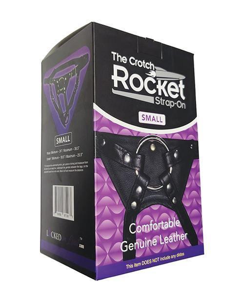 image of product,Locked In Lust Crotch Rocket Strap-on - Black - SEXYEONE