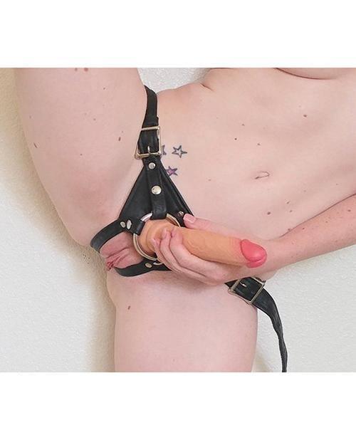 image of product,Locked In Lust Crotch Rocket Strap-on - Black - SEXYEONE