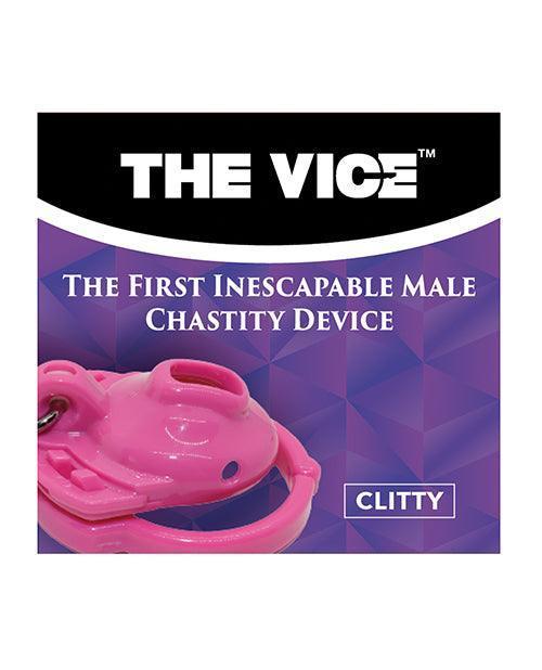 image of product,Locked In Lust The Vice Clitty - Pink - SEXYEONE