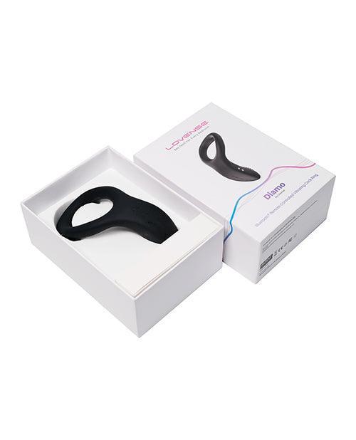 image of product,Lovense Diamo Cock Ring - Black - SEXYEONE