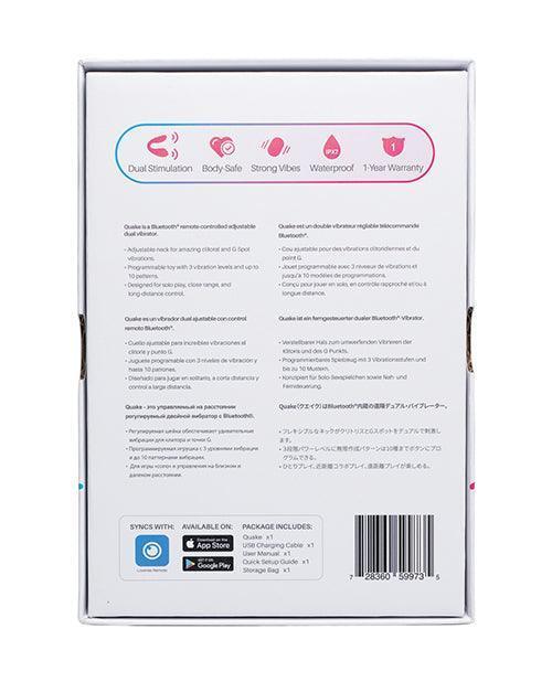 image of product,Lovense Dolce (previously Quake) Adjustable Dual Stimulator - Pink - SEXYEONE