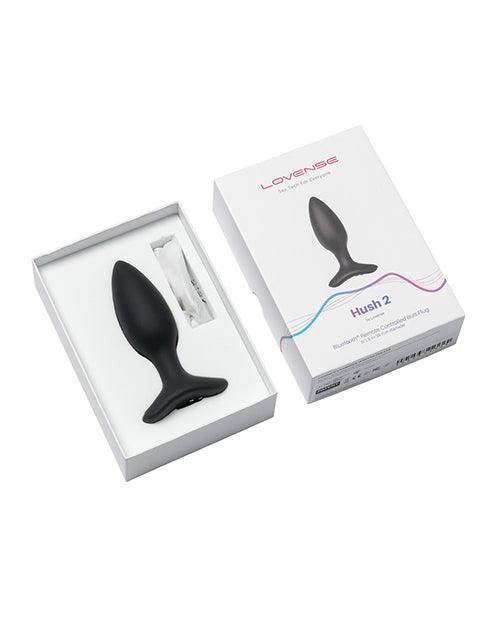 image of product,Lovense Hush 2 Butt Plug - Black - SEXYEONE