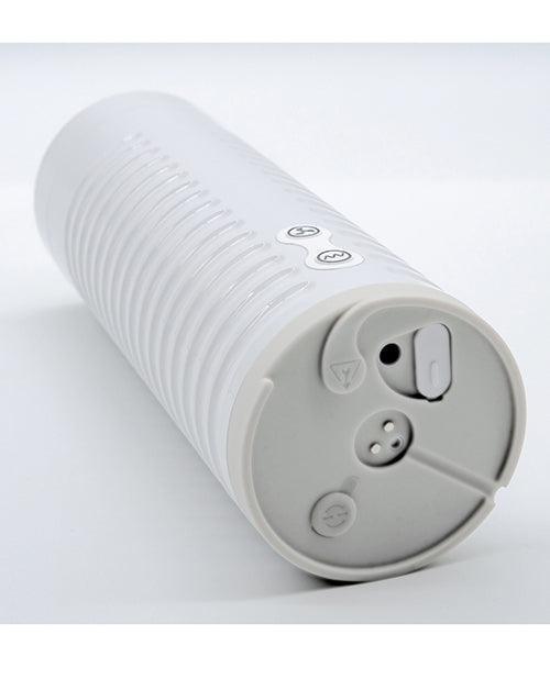 image of product,Lovense Max 2 Rechargeable Male Masturbator W- White Case - Clear Sleeve - SEXYEONE