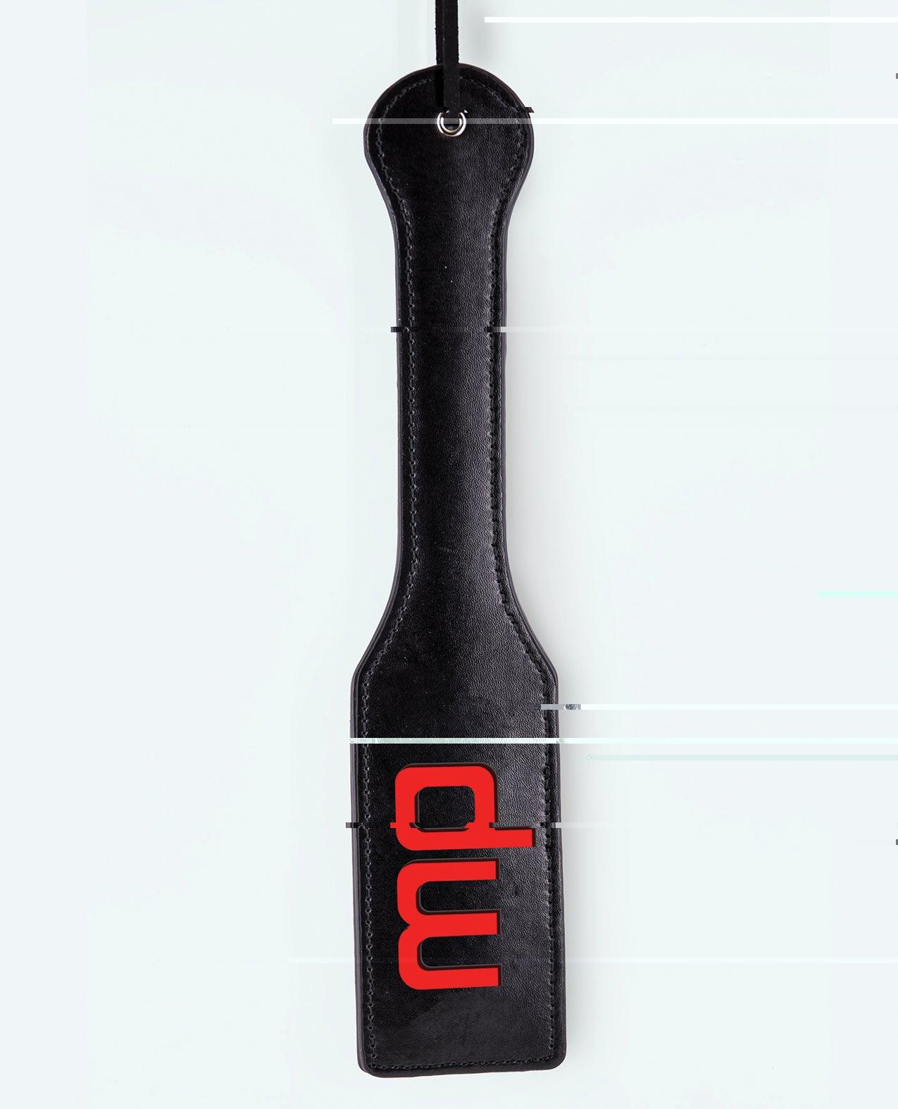 product image, Lust Pu Leather Mp Paddle - Black - SEXYEONE