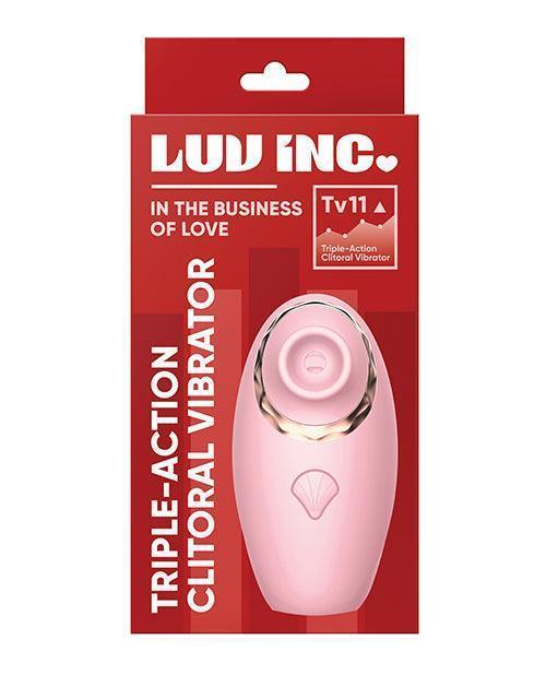 image of product,Luv Inc. Triple - Action Clitoral Vibrator - SEXYEONE