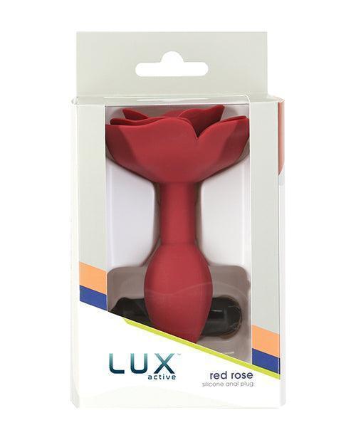 product image, Lux Active Red Rose Silicone Anal Plug - SEXYEONE
