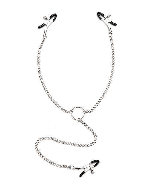 image of product,Lux Fetish Adjustable Nipple Clips & Clit Clamp - SEXYEONE