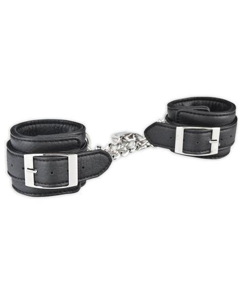 Lux Fetish Unisex Leatherette Cuffs - SEXYEONE 