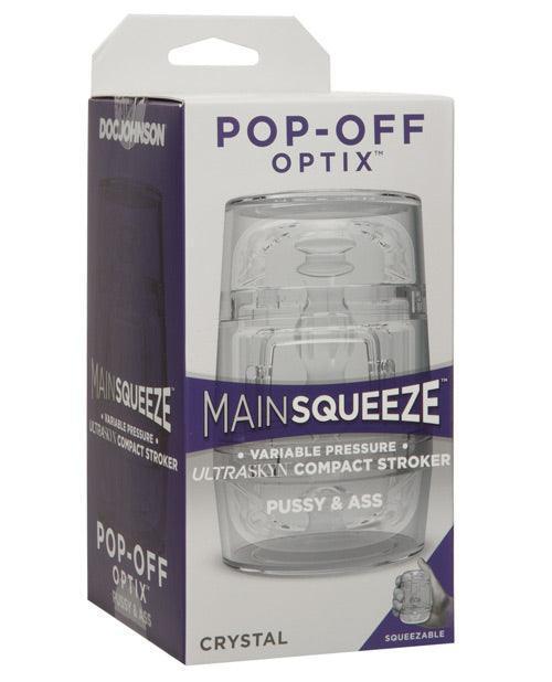 product image, Main Squeeze Pop Off Optix - Crystal Pussy & Ass - SEXYEONE