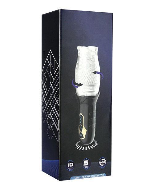 product image, Male Rose Cyclone Spinning Masturbator - Black - SEXYEONE